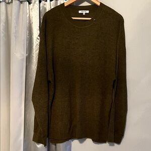 Madewell Men's Dark Brown Crewneck Sweater NWOT